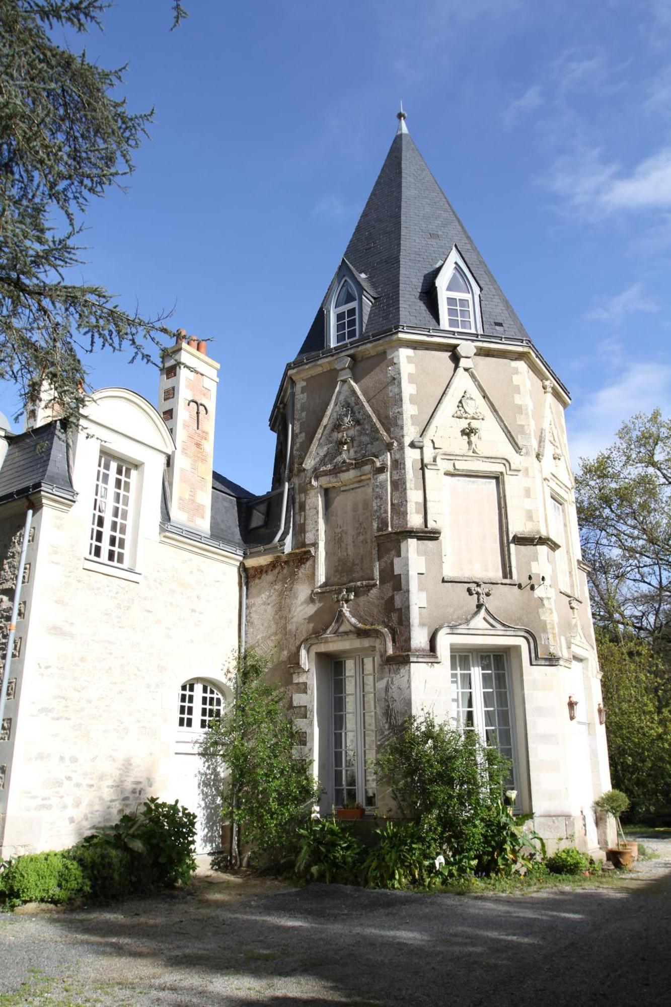Chateau Du Bois De La Noe Bouaye Bagian luar foto